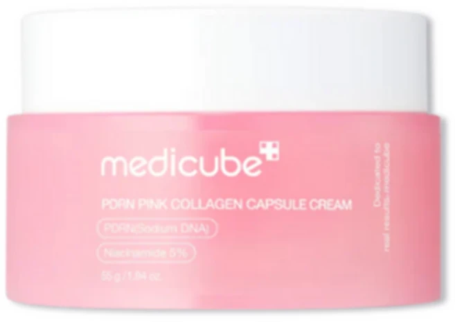 메디큐브 피디알엔 핑크 콜라겐 캡슐 크림, 55g, 1개 - 쿠팡