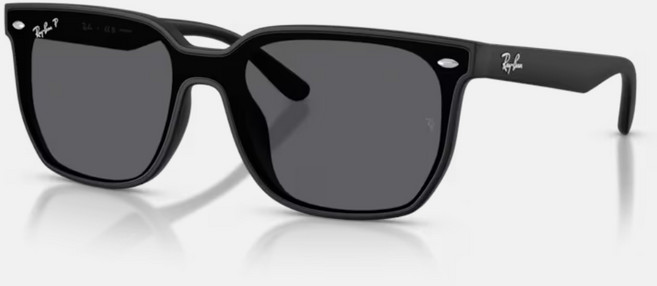 Ray-Ban雷朋 RB4466D 方形膠框偏光太陽眼鏡 經典方形設計 偏光鏡片抗眩光 輕盈舒適配戴