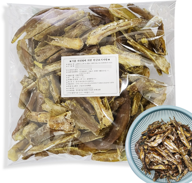 홍홍 중국식품 쪄서 말린 중국 고추부각 소포장 라조표 쪄서말린 고추떡, 1개, 250g