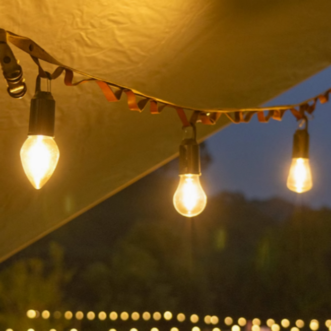 드림잇 태양열충전 야외 걸이식 LED 랜턴, 구형, 1개