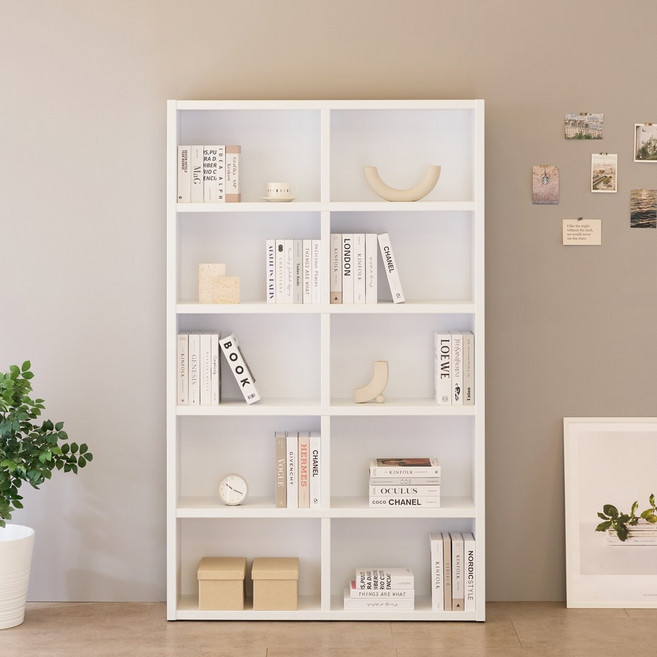 위클리 5단 1200 책장 Atype, 화이트