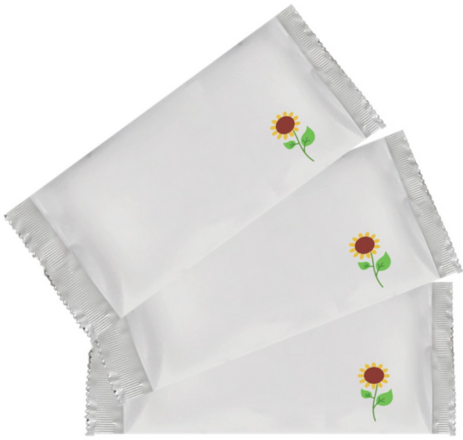 해바라기물티슈 업소용 대용량 일매 개별포장 식당용, 1개, 1600매, 45g