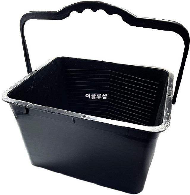 다용도 사각 플라스틱빈통 페인트부자재 도장 트레이 도색통 8L, 1개