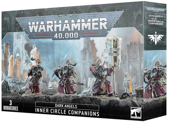 Warhammer Games Workshop 40 000 - 다크 엔젤스: 이너 서클 컴패니언즈 블랙