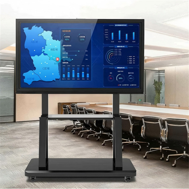 특대형 이동식 티비 스탠드 32-100인치 80kg 거치대 받침대 철제, 990A, 1개