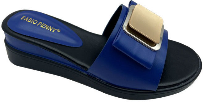 FABIO PENNY의 2025년 신작 절묘한 금속 패션 두꺼운 밑창 디자인 슬리퍼 여름 파티 편안한 여성용