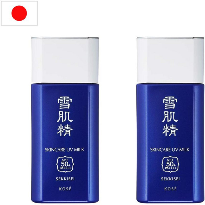 일본 설기정 sekkisei 세이키세 선크림 UV 밀크 SPF50+ 60g 2개