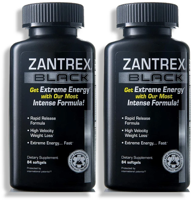 잔트렉스 익스트림 에너지 인텐스 포뮬라 블랙 캡슐, 84정, 2개 - 쿠팡