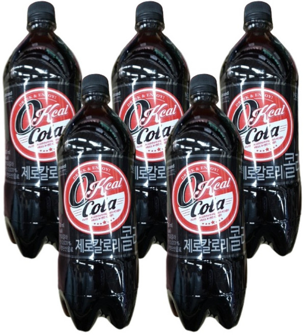 노브랜드 제로콜라, 5개, 1L