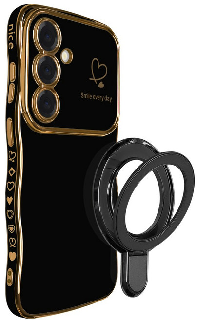 더조은셀러 맥세이프 스탠드 물결 하트 젤리 웨이브 케이스