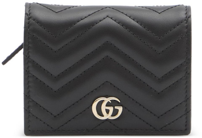 구찌 GG 마몽 셰브런 레더 지갑