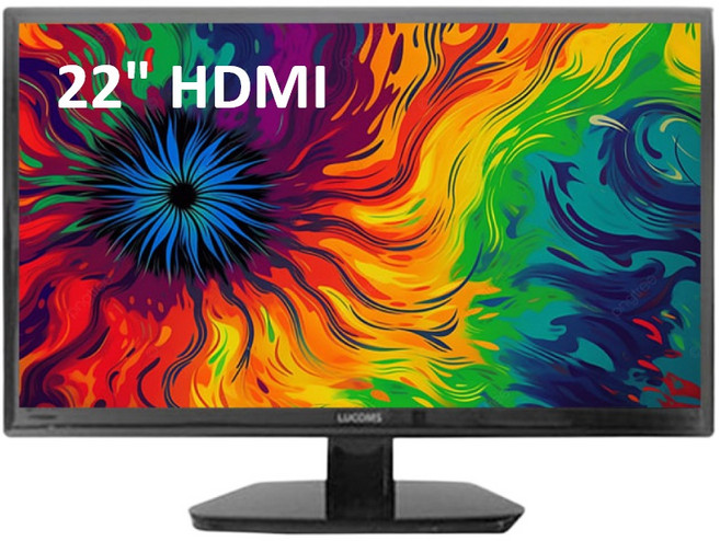 [파격특가] 중소기업 22 23 24인치 중고 LED모니터 A+급 / 루컴즈 ATEC 외, HDMI, 55cm