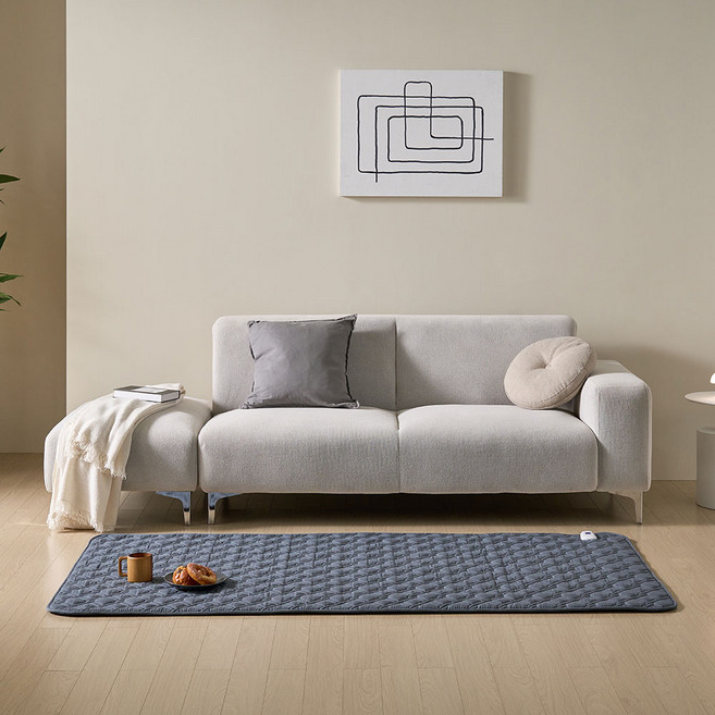 뮤넥스 더 카본 전기 탄소매트, 100cm X 200cm, 그레이