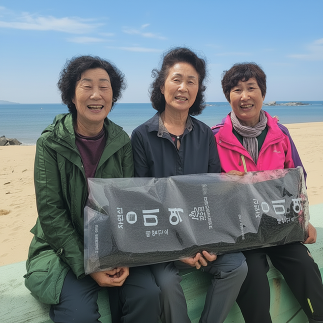 NLL해녀미역 돌미역 산모미역 2026햇미역 NLL저도어장 자연산 미역 특품, 1개, 300g