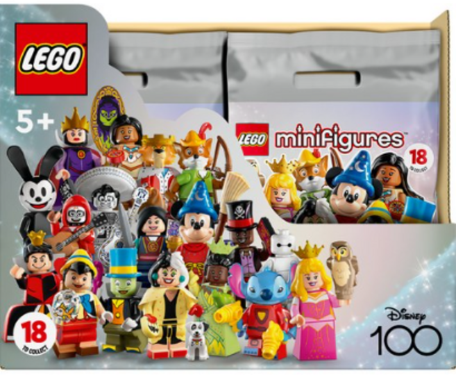 레고 미니피겨 71038 디즈니 100 레고 36개입, 혼합색상, 1