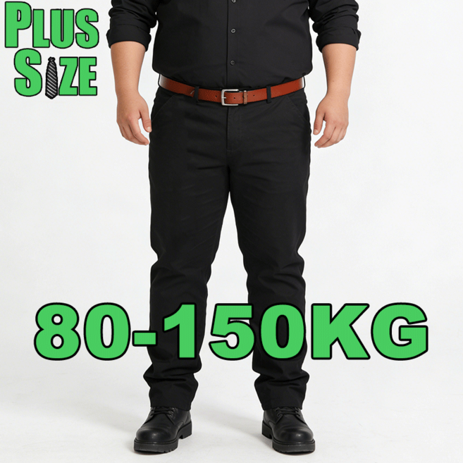 남성용 빅사이즈 청바지 프리미엄 워싱 스판 베이직 스트레이트 스판 데님 팬츠 36 38 40 42 44 46 48 50