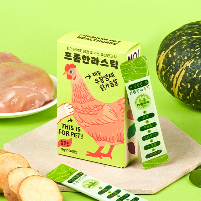 프롬한라 강아지 고양이 짜먹는 영양간식 프롬한라스틱, 닭가슴살, 90g, 1개