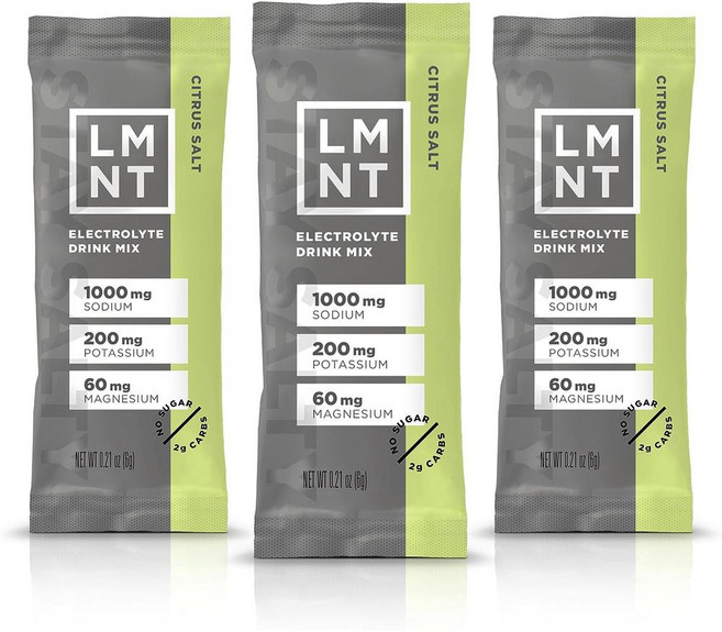 Drink LMNT Electrolytes Drink Mix 전해질 드링크 믹스 시트러스 솔트맛, 1개, 6g