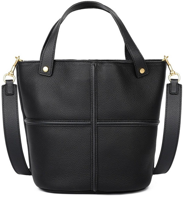 More Farther 여성용 데일리 고급 크로스백 캐주얼 대용량 숄더백 부드러운 소가죽