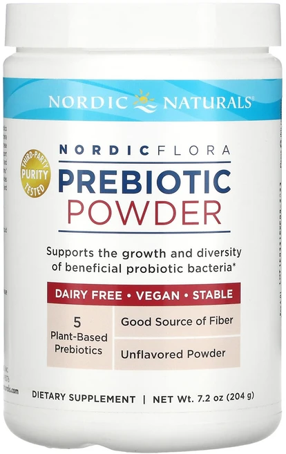 노르딕 내추럴 노르딕 플로라 Flora 프리바이오틱 분말 무맛 204g(7.2oz), 기본, 1개 - 쿠팡
