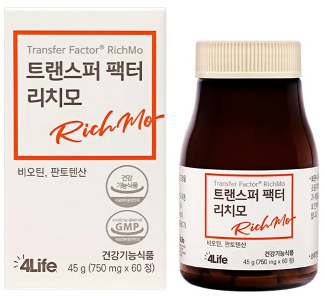 (무료배송 당일출고)포라이프 트랜스퍼 팩터 리치모 60정, 1개 - 쿠팡