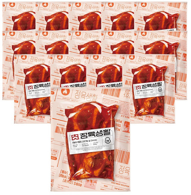 [무료배송/당일출고] 정육생활 고추장 오리주물럭 200g, 15팩