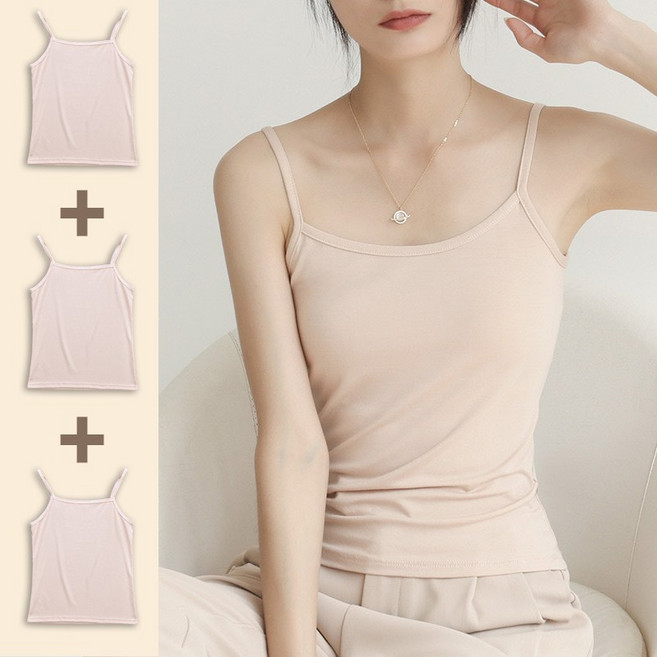 올라이프지 1+1+1 여성 끈나시 이너웨어 민소매 런닝