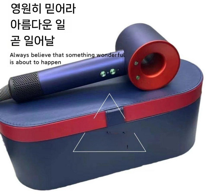 다이슨 드라이기 호환 케이스 드라이기정리함 차이슨드라이기 정리함, 롤랜드 레드 가죽 케이스, 1개