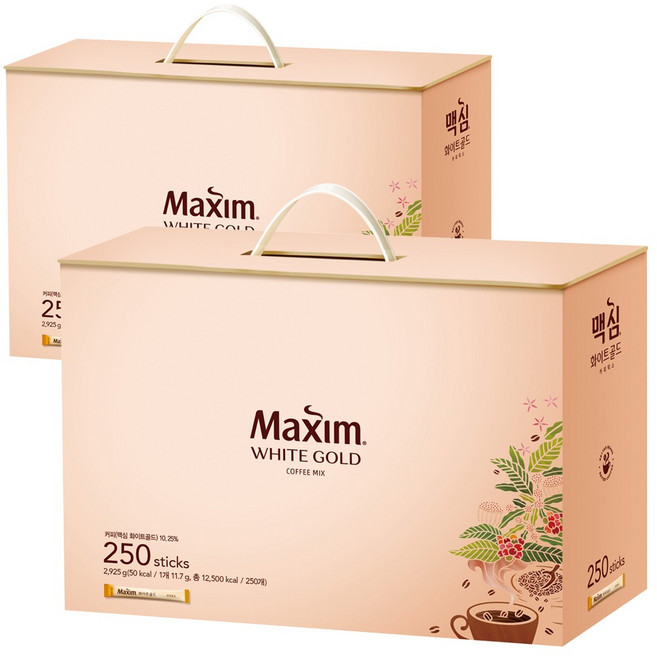 맥심 화이트골드 커피믹스, 11.7g, 250개입, 1개
