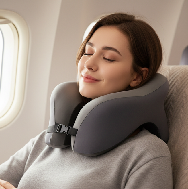 팩맨 기내용 여행용 올인원 메모리폼 목베개 목쿠션