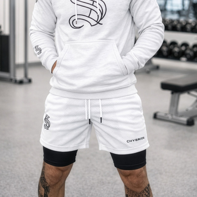 하이브리드 투인원 남자 레깅스 반바지