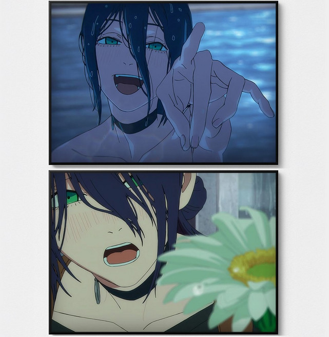 포스터연구실 체인소맨 레제 극장판 수영장 포스터