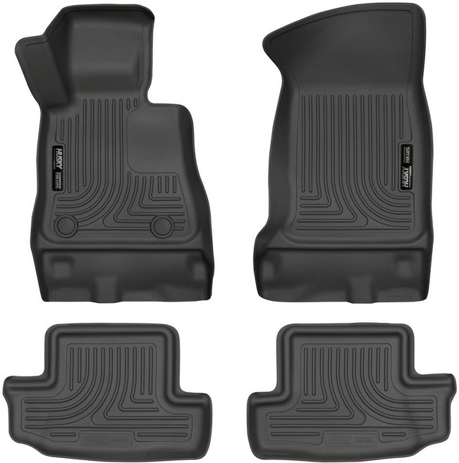 Husky Liners 99121 2016-20 쉐보레 카마로 Weatherbeater 첫 번째 & 두 시트 바닥 매트 블랙 129805, Husky Liners 99121 2016-20, 쉐보