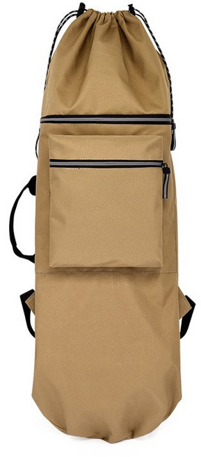 이세상아이템 롱핀 케이스 프리다이빙 핀 가방 백팩 더블백 오리발 스케이트 보드 롱보드, 베이지