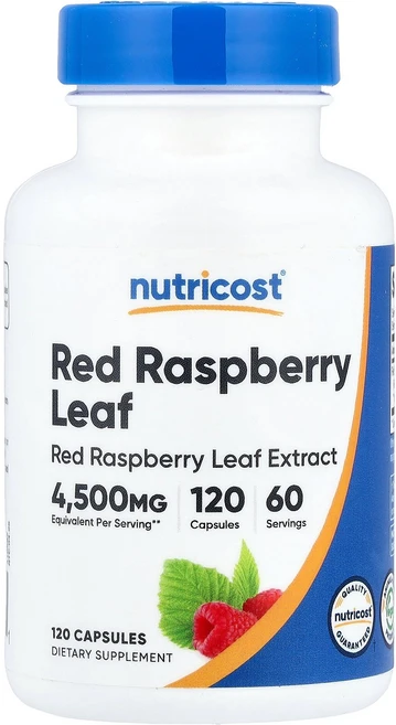 Nutricost Red Raspberry Leaf 120 Capsules (150 mg per Capsule), 뉴트리코스트 Nutricost, Red Raspberr, 1개 - 쿠팡