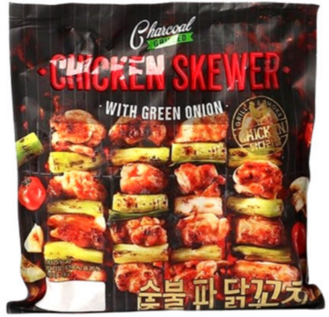 숯불 파 닭꼬치 캠핑 트레이더스 안주, 960g, 1세트