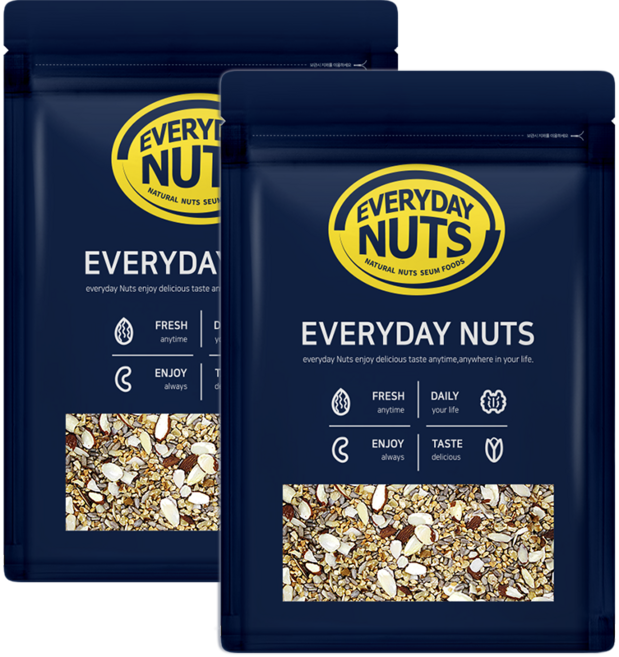 에브리데이넛츠 토핑견과 믹스넛 500g+500g, 500g, 2개