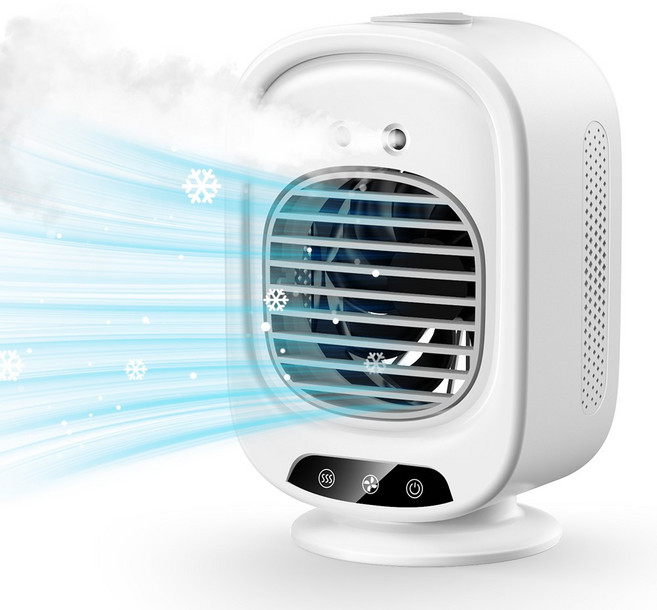무선 미니 무소음 냉각 선풍기 소형 냉풍기 가습기 에어컨 탁상용 휴대용 대용량 수면용 사무용 캠핑용, L16