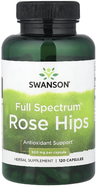 Swanson Rose Hips 스완슨 로즈힙 500mg 120정, 1개 - 쿠팡