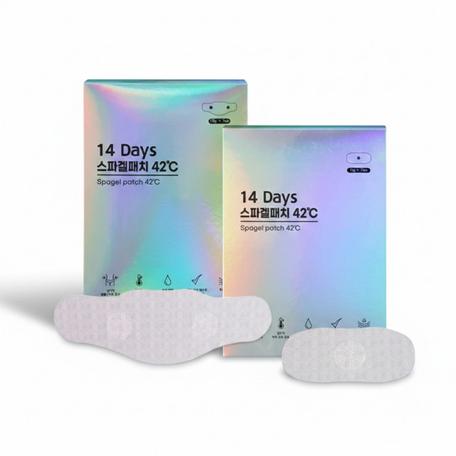 14Days 스파겔패치 복부7+멀티7 목초수액 슬리밍패치, 1g