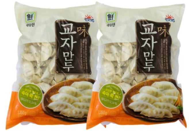 대림선 교자만두 1350g, 1개, 1.35kg