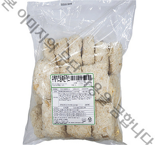 CJ프레시웨이 지푸드 치즈 듬뿍 돈가스, 2.4kg, 1개