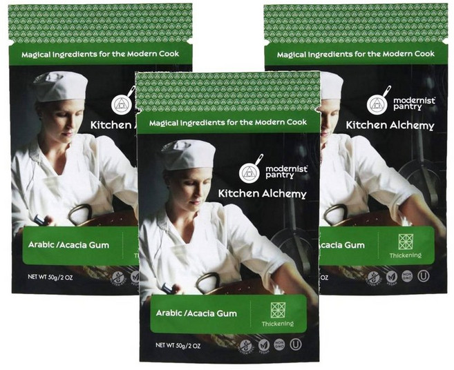모더니스트 팬트리 퓨어 검 아라비아 분말 [아카시아 검] 글루텐 프리 비건 50g, 3개