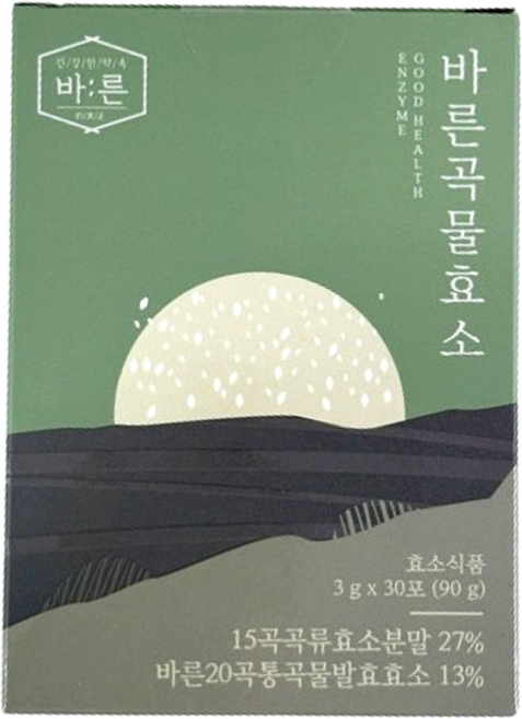 바른곡물효소 15곡곡류효소분말 바른20곡통곡물발효효소 30포, 3g, 2개