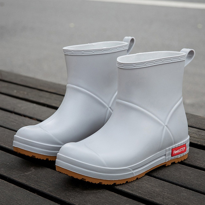 노스서밋 여성 장화 레인부츠 미들 숏 신발 가벼운 논슬립 통굽 부츠