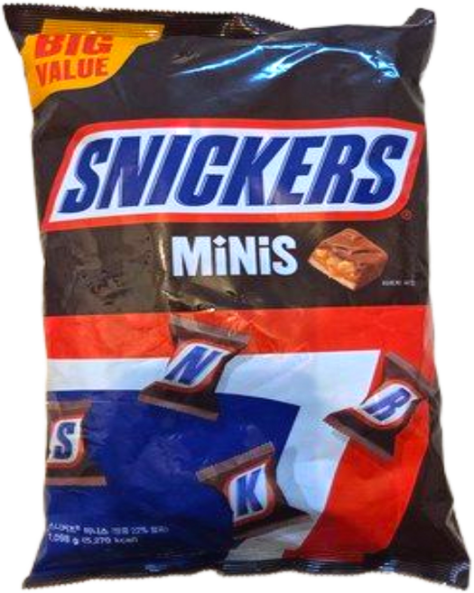 스니커즈 미니스 초코바, 1.098kg, 1개