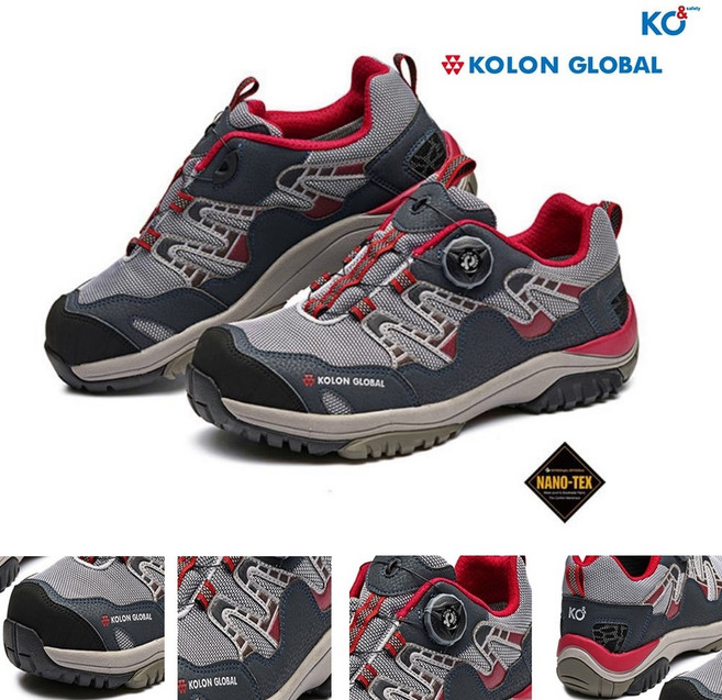 코오롱 발편한 여름 현장 방수 안전 절연화 패션 미끄럼방지 물류 발보호 배달