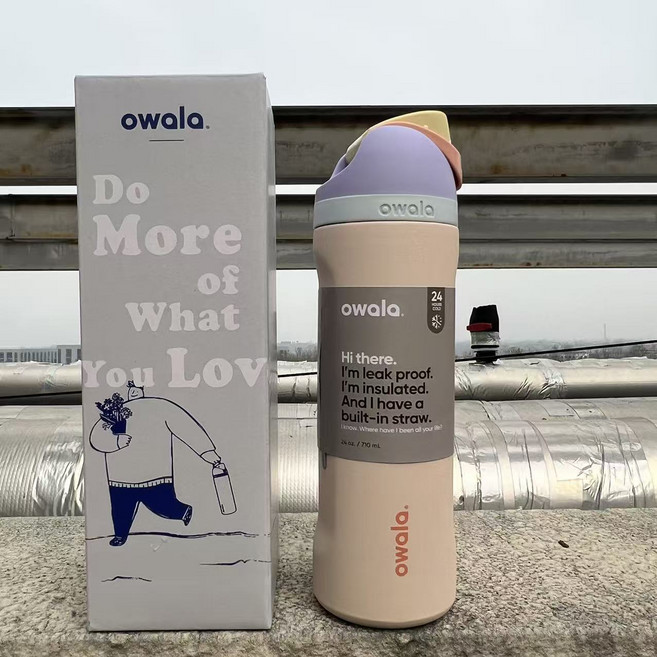 오왈라 Owala FreeSip 보온보냉병 (710ml/950ml), 710ml, 마카롱