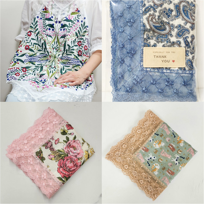 에티켓앞치마 손수건