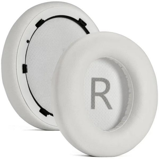 호환 Anker Soundcore Space Q45 용 쿨링 젤 이어 패드 헤드폰 교체 업그레이드 이어 커버 베개 귀마개, [01] White protein, 1개